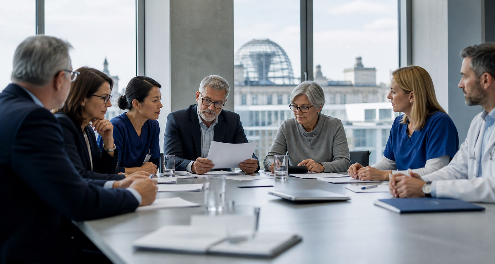 Fachleute und Betroffenenvertretung beraten über die geplante Pflegereform